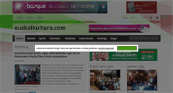 Desktop Screenshot of euskalkultura.com