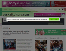 Tablet Screenshot of euskalkultura.com